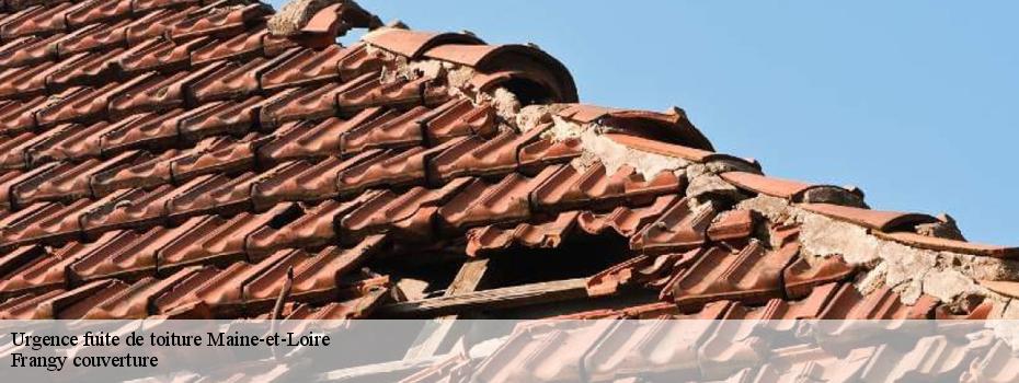 Urgence fuite de toiture 49 Maine-et-Loire  Klin Habitat