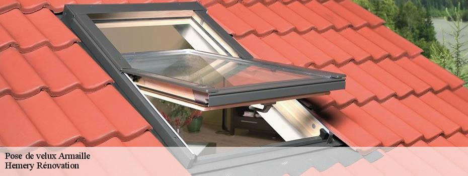 Pose de velux  armaille-49420 Hemery Rénovation 