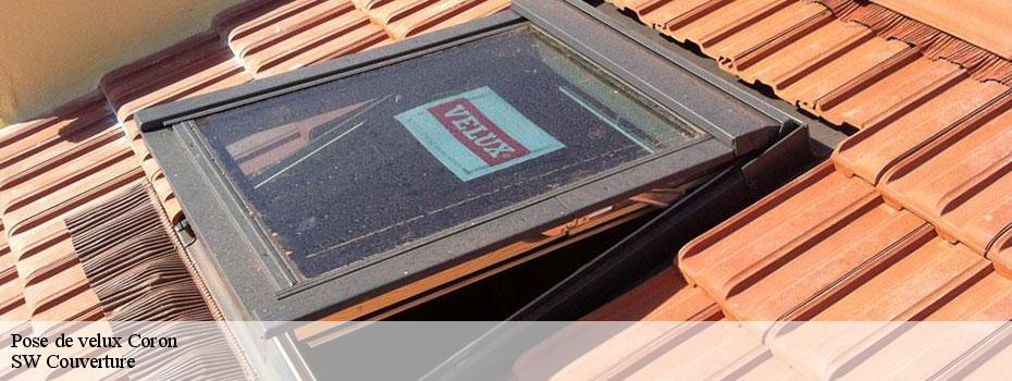 Pose de velux  coron-49690 SW Couverture 