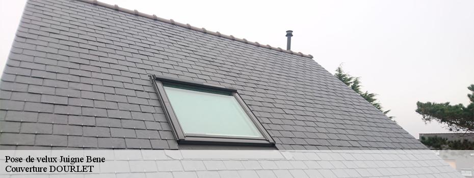 Pose de velux  juigne-bene-49460 Couverture DOURLET 