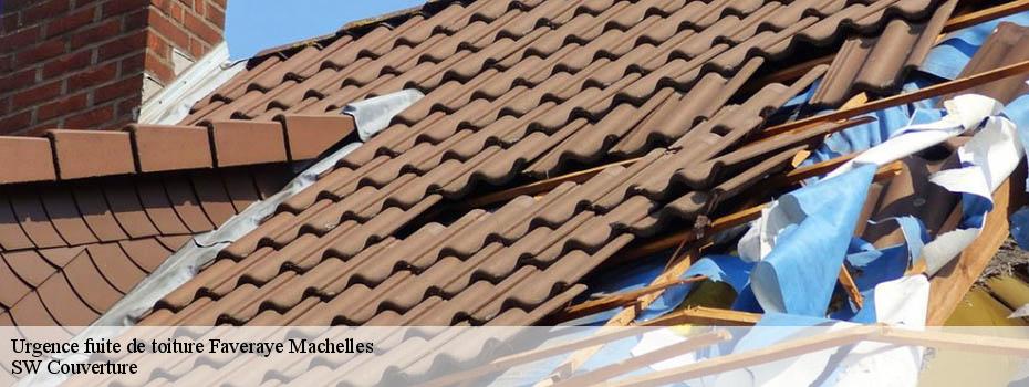 Urgence fuite de toiture faveraye-machelles-49380 SW Couverture