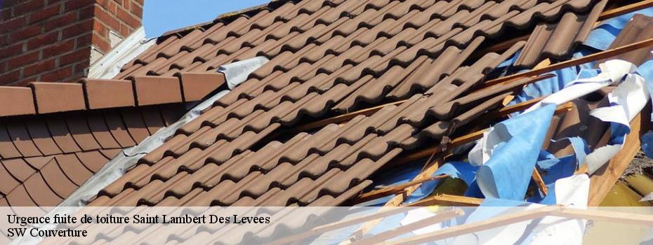 Urgence fuite de toiture  saint-lambert-des-levees-49400 SW Couverture 