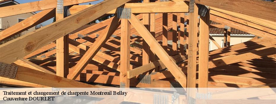Traitement et changement de charpente  montreuil-bellay-49260 Couverture DOURLET 