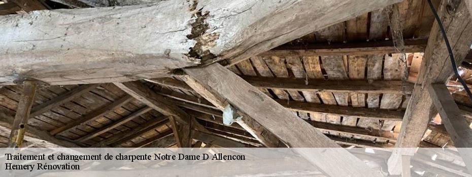 Traitement et changement de charpente  notre-dame-d-allencon-49380 Hemery Rénovation 