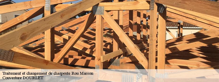 Traitement et changement de charpente  rou-marson-49400 Couverture DOURLET 