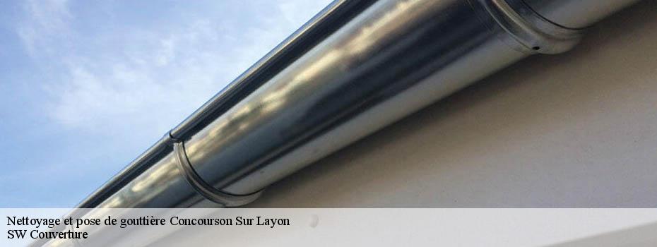 Nettoyage et pose de gouttière concourson-sur-layon-49700 SW Couverture