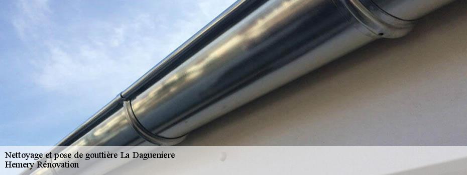 Nettoyage et pose de gouttière  la-dagueniere-49800 Hemery Rénovation 