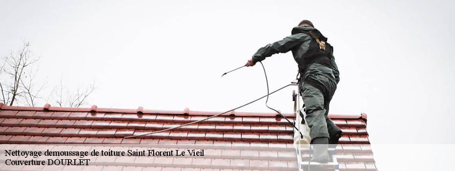 Nettoyage demoussage de toiture  saint-florent-le-vieil-49410 Couverture DOURLET 
