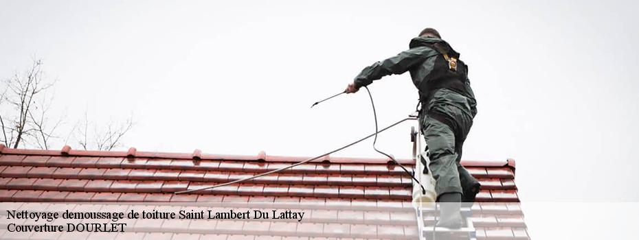 Nettoyage demoussage de toiture  saint-lambert-du-lattay-49750 Couverture DOURLET 